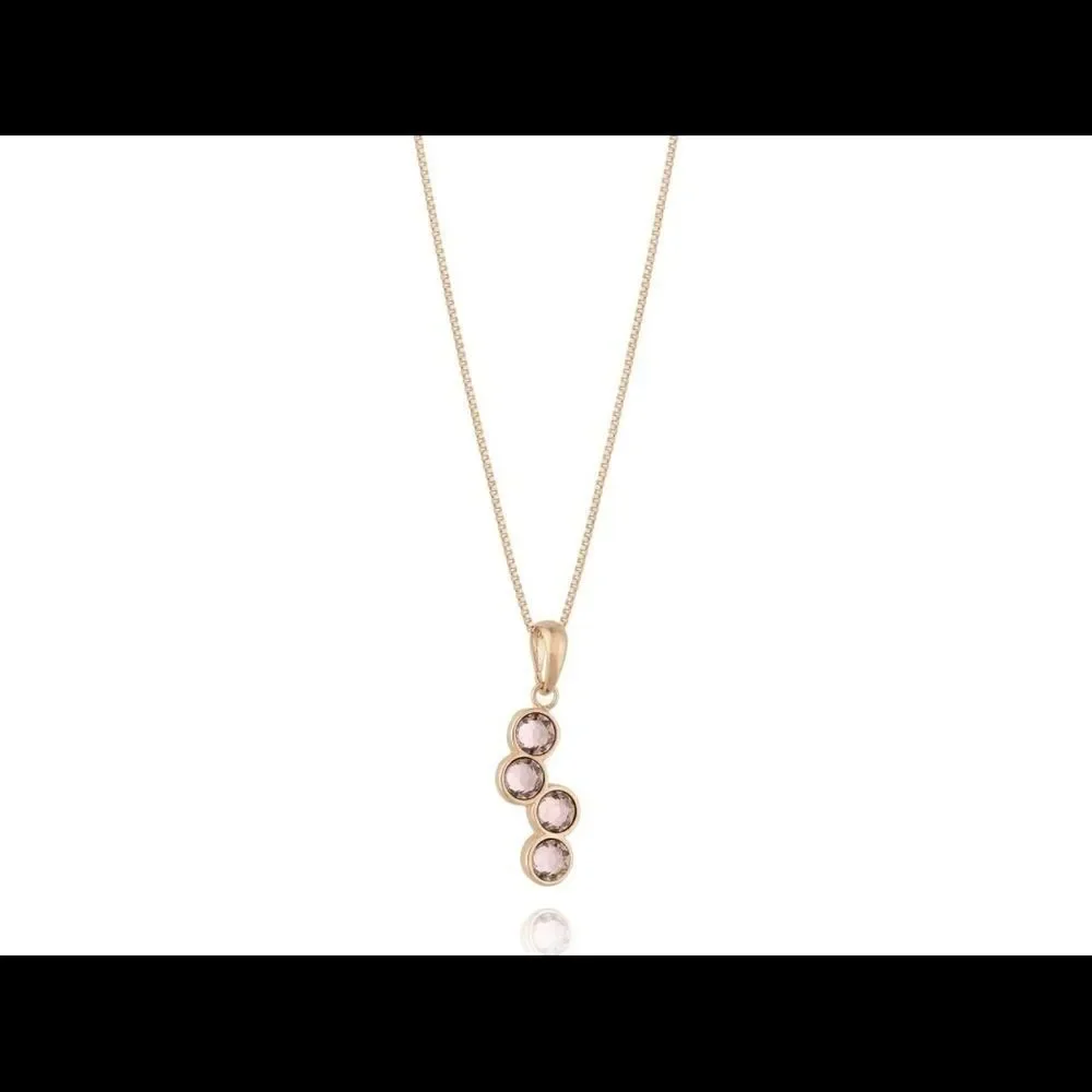 Swarovski authentic Crystals Rosa Gold plated